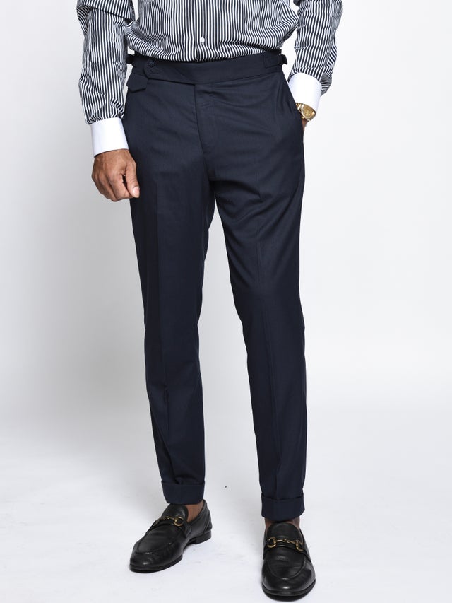 dress blue trousers navy Men's Navy Modern Fit Suit Pants 52 main image 1