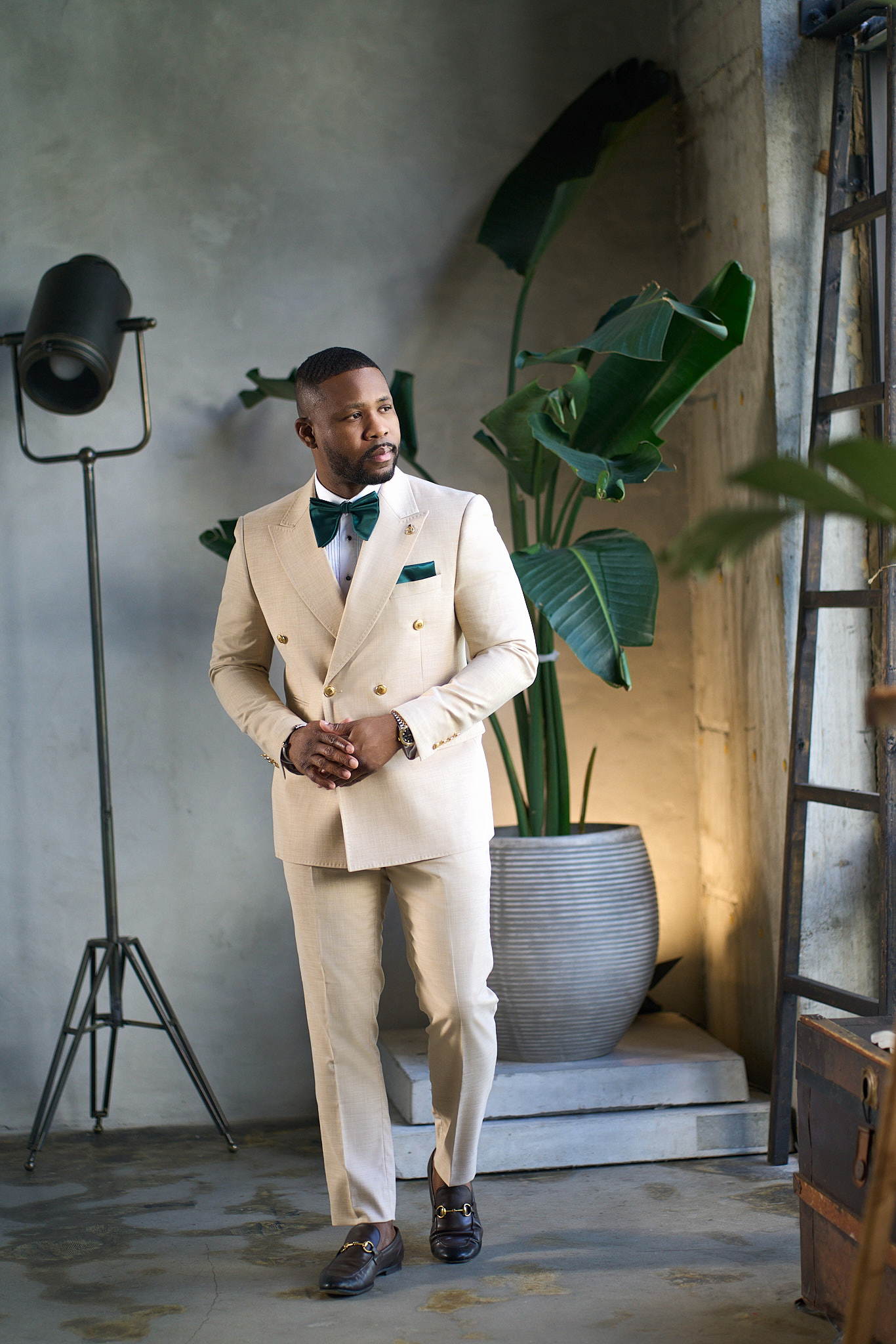 Groomsmen: Khaki Tan Gold Double Breasted Suit | Richmenlooks Groomsmen: Khaki Tan Gold Double Breasted Suit | Richmenlooks