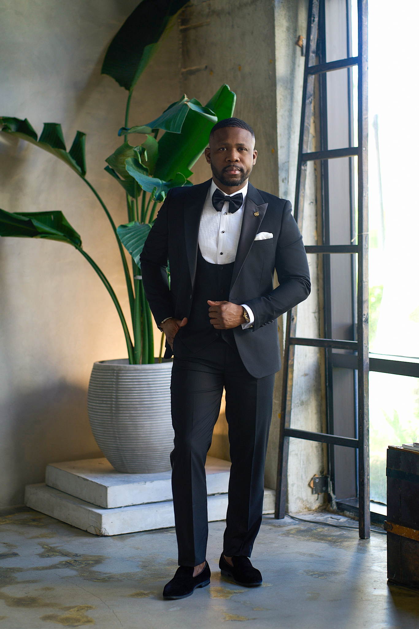 black tie wedding winter